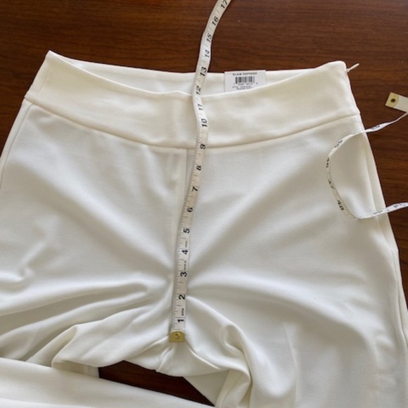 INC Fluid Crepe Ivory Pants (NWT) - Picture 8 of 13
